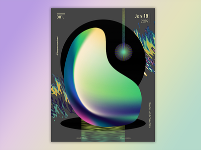 001 abstract adobe baugasm colorful design geometric gradient illustrator nonrepresentational photoshop poster poster art