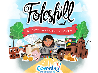 The Foleshill Road characterdesign coventry design illustration illustration art uk