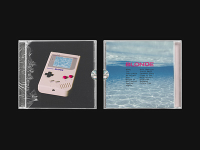 Frank Ocean's Blonde Album Cover Redesign album art album artwork album cover music photography photoshop photoshop art typography
