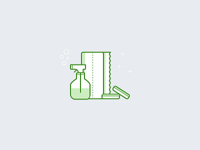 Cleaning Supplies Illustration