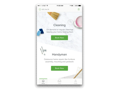 TaskRabbit Mobile Storefront Concept 1