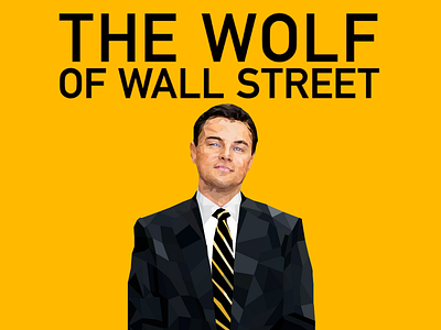 The Wolf of Wall Street dicaprio lowpoly of street the wall wolf