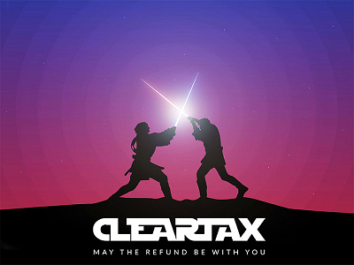 May the 4th be with you cleartax efiling force light saber lightsaber may fourth refund star wars