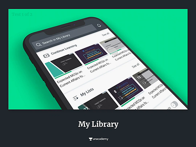 Accessing saved courses on Unacademy ab designcamera downloads experiment figma library lists motion principleapp