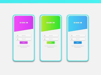 Sign In pastel colors app branding dashboard flat design gradient homepage icon identity illustration interface kit landing page layout log in register sign in sign up ui ux vector