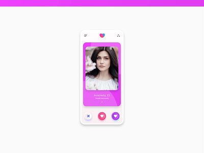 Dating UI app branding dashboard dating flat design gradient icon identity illustration interface kit landing page layout logo love relationship ui ux vector web