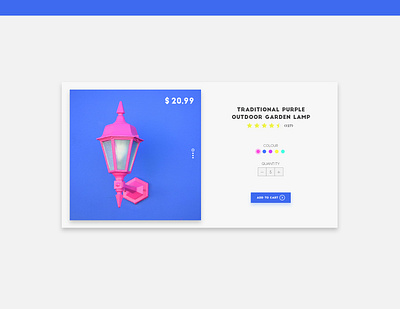 Lamp UI add to cart app branding dashboard flat design furniture gradient homepage icon identity illustration interface kit lamp landing page layout product ui ux vector web