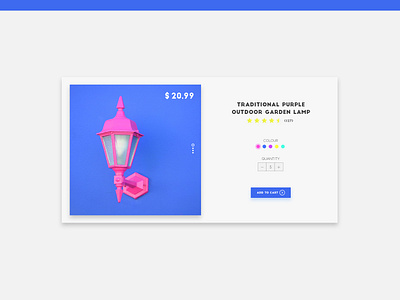 Lamp UI add to cart