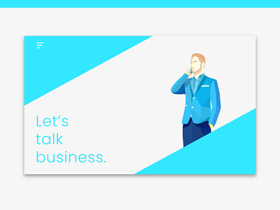 Businessman Illustration app branding business character company corporate flat design gradient icon identity illustration interface isometric landing page office people ui ux vector web