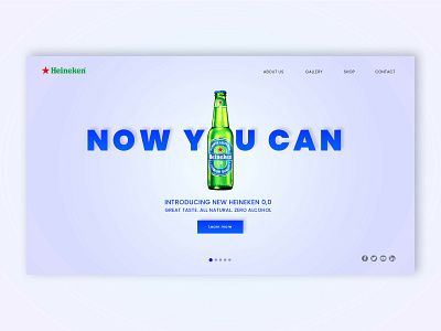 Heineken concept landing page V2