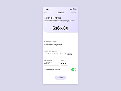 Mobile Credit Card Checkout