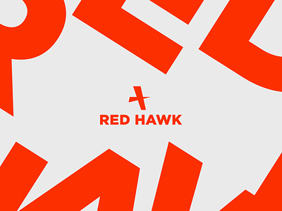 RED HAWK - Graphic identity bird logo branding branding design exercise hawk identity logo minimalism red sports sports logo venezuela
