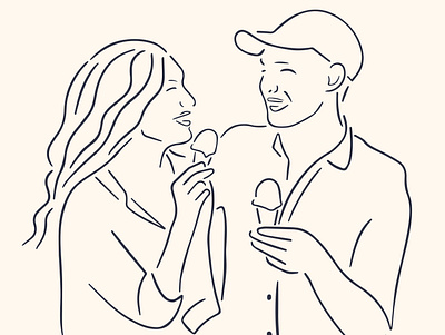 Illustration for Ice Cream Shop dessert ice cream icecream illustration