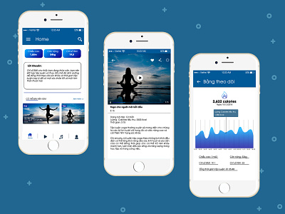 Yoga Daily app illustrator mobile ui ux yoga