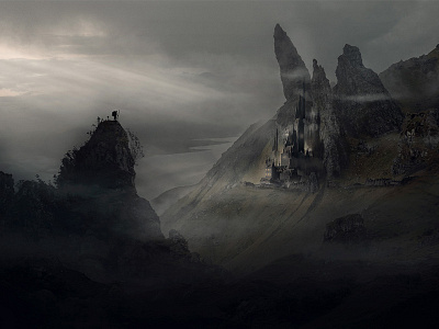Finding Your Way Back concept art matte painting photobash