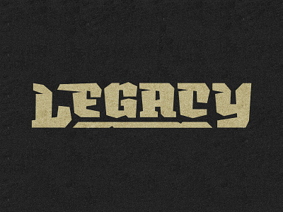 Legacy alexander art logo branding christoffer design game logo gaming illustration illustrator lettering logo logotype radsby vector video game