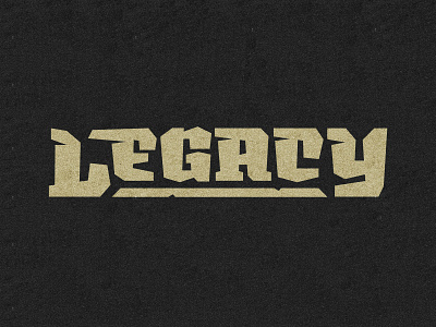 Legacy alexander art logo branding christoffer design game logo gaming illustration illustrator lettering logo logotype radsby vector video game