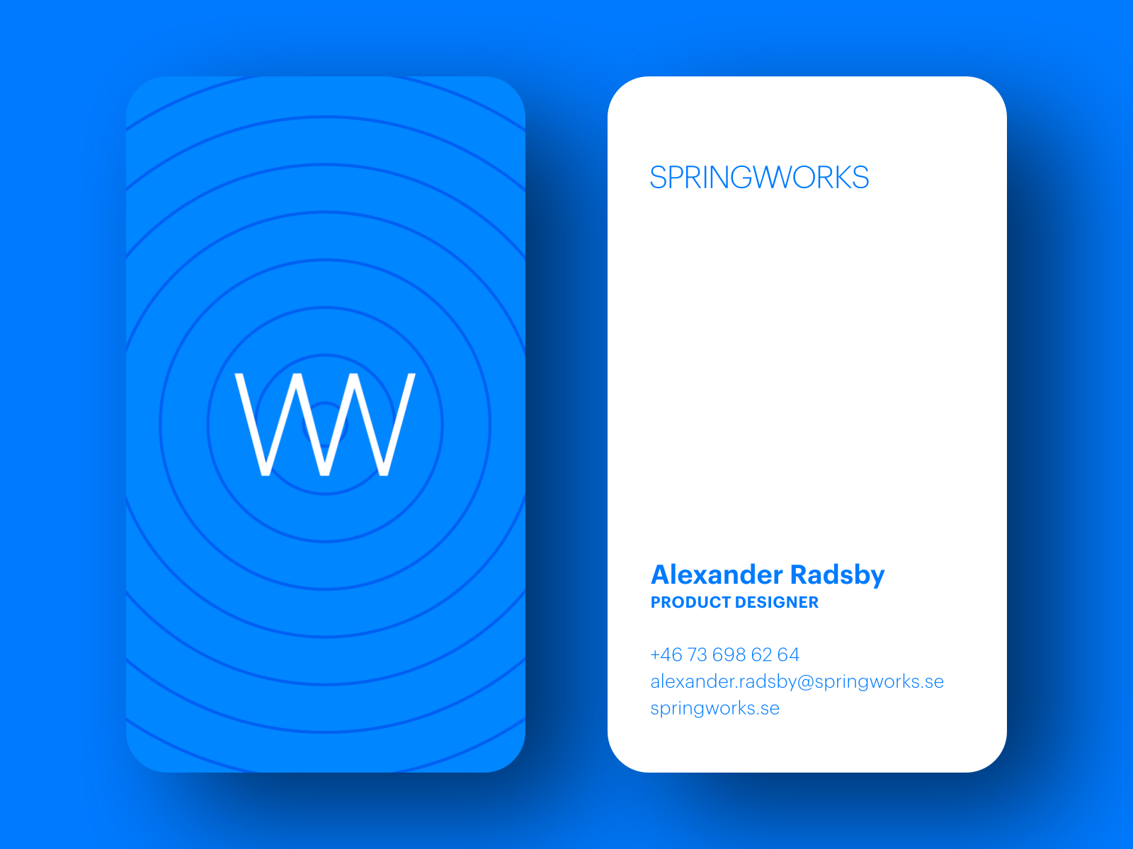 Springworks Business Cards