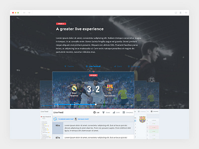 New_Eurosport_4/4 - Live art direction case study design eurosport one page sport webdesign