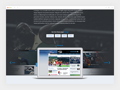 New_Eurosport_3/4 - Before/after art direction case study design eurosport one page sport webdesign