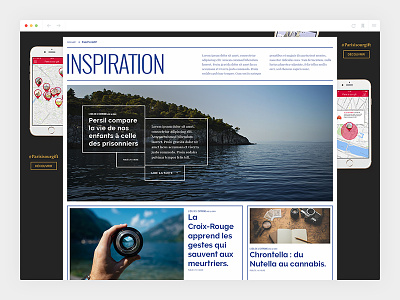Ladn_3/4 - Categorie art direction blue colorful design ladn newspaper webdesign