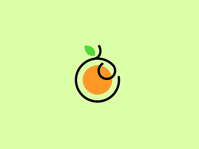 vitamin c logo design app branding design flat icon logo minimal vector web