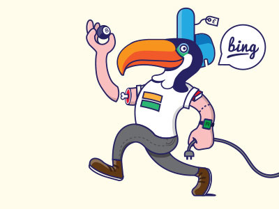 Toucan bing bird earlydays hat illustration new plug stylish tee toucan vector watch
