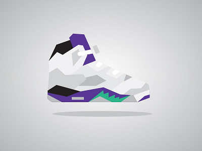 Air Jordan 5 Retro “Grape” air jordan air jordan 5 flat flat design icon illustrator jordan nike simple sneaker sneaker design