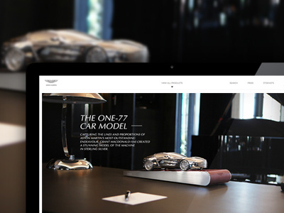 Aston Martin Silver aston martin aston website e commerce ecommerce london omdesign web web design website