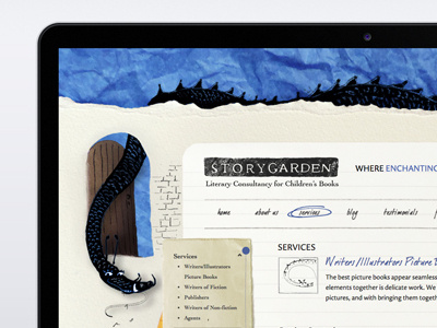 Story Garden omdesign story garden web design london website website design