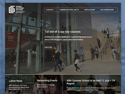 University of Essex School in Social Science Data Analysis london omdesign university of essex university website website design