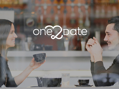 One2Date branding dating logo design london logo design london omdesign one2date