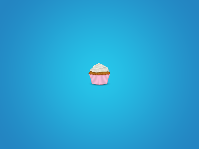 Cupcake icon 48px 48x48 blue cupcake food icon pack icon pink
