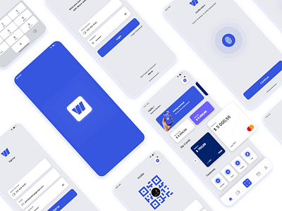 Wallet Mobile UI adobe xd app branding design typography ui ux