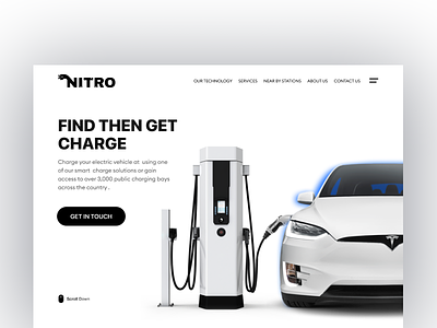 EV Charging Station Website UI