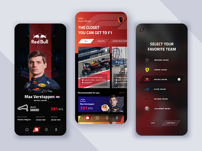 Formula 1 App Concept