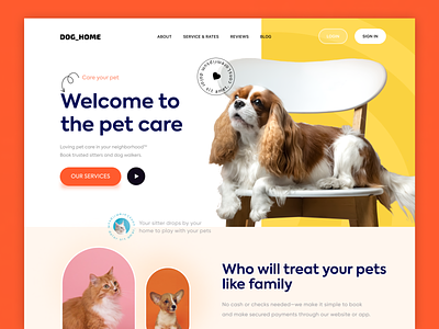 PetCare Landing Page