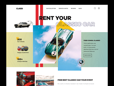 Classic Car Landing Page