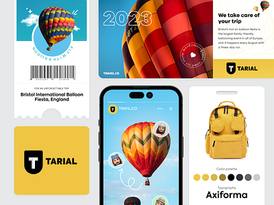 TARIAL- Travel Brand Identity brandidentity branding colors graphicdesign identity logo marketing social travel