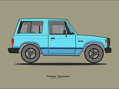 Jeep adobe illustrator illustration vector