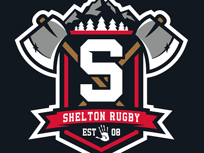 Shelton Rugby Club lumberjacks matt mcelroy rugby shelton sports logos washington