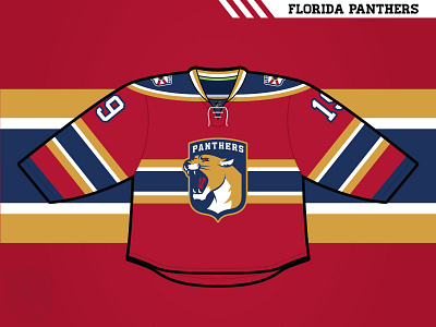Florida Panthers (Home) florida hockey jersey nhl panthers