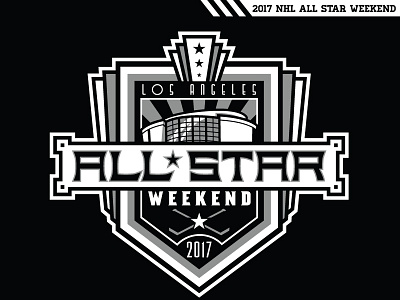 Los Angeles All Star Weekend all star art deco game kings los angeles matt mcelroy nhl staples center