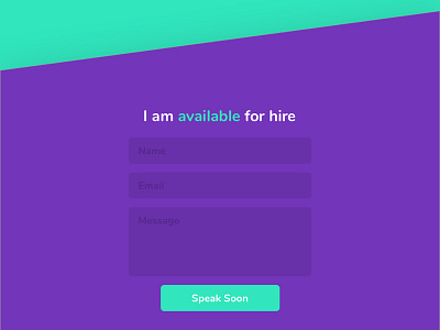 Enquiry form available contact conversational enquiry form hire mint purple subscribe