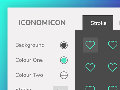 Iconomicon colour icon icon library iconomicon icons interface library menu. picker