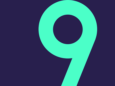 9 9 challenge number typehue typography