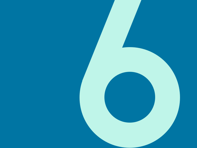 6 typography typehue typeface number challenge 6