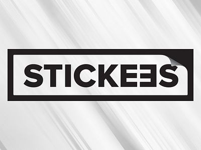 Stickees Logo brand logo stickees sticker