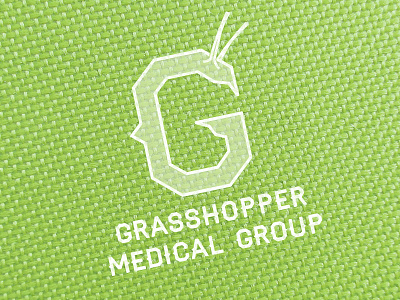 Grasshopper Dispensary Logo logo marijuana mockup