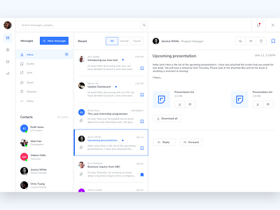 Dashboard chat blue chat communication dashboard dashboard design design illustration management tool ui ux
